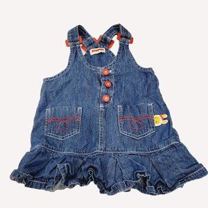 Adorable Cocorita Jean Dress Overall Sz 3T